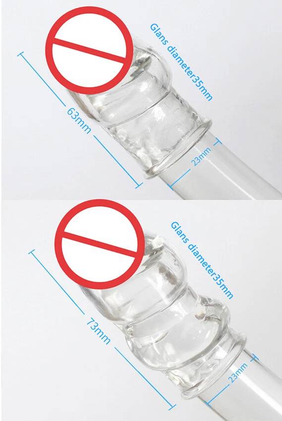 Bao cao su đôn dên tăng kích thước Aichao Thin Hồng - Che quy đầu